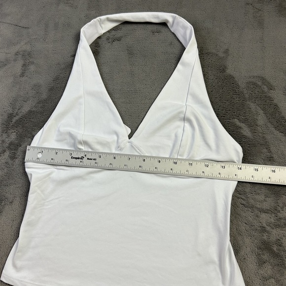 Free People Tank Top Womens Medium Halter  Athletic Stretch Preppy NEW - Picture 3 of 9